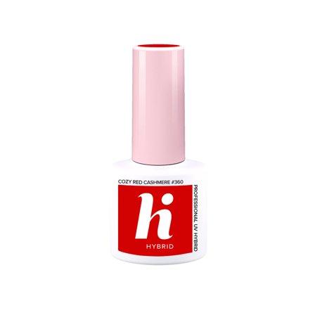 HI HYBRID Après-ski Smalto Semipermanente #360 Cozy Red Cashmere 5ml - Smalto Gel e semipermanente