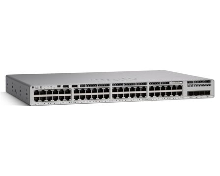 Cisco Catalyst 9200L - Network Essentials - switch - 48 porter - Styrt - rackmonterbar