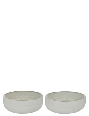 Mette Ditmer Sand Grain Bowl Large, 2-Pack - Cream - ONE SIZE