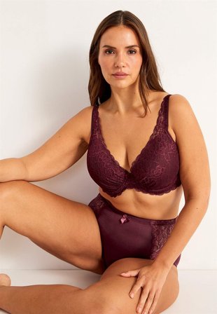 Cellbes of Sweden - Push up-bh Dolly - vinröd - för damer - 75D