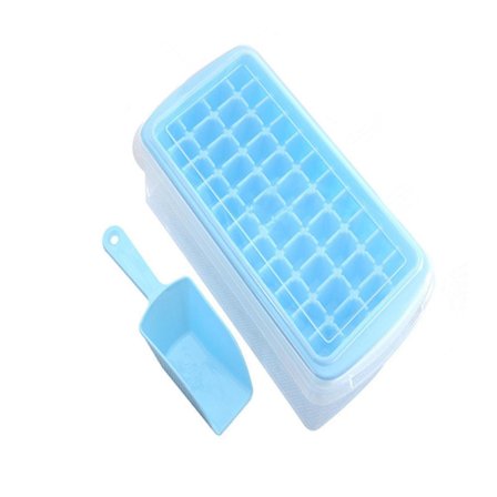 Isbitsform Icke-toxisk För Chokladkaka Godis Köksredskap 44 Rutor Silikon Skopa Hink