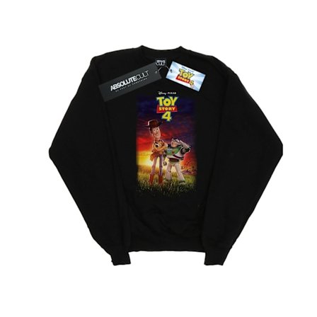 Disney Mens Toy Story 4 Buzz And Woody Poster Sweatshirt 5XL Svart