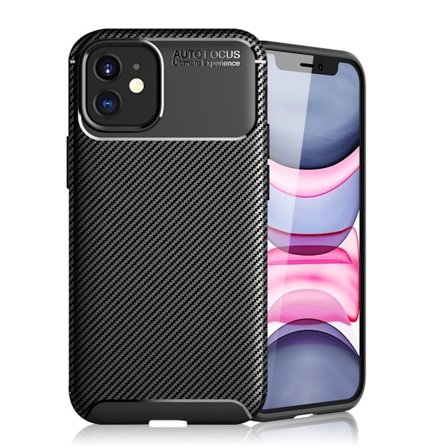Carbon Shield iPhone 12 Pro / iPhone 12 skal - Svart