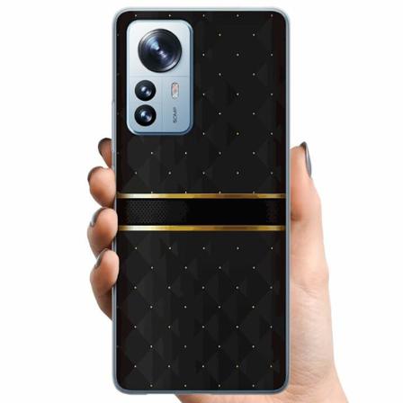 Xiaomi 12 Pro Tpu Mobilskal Golden Stripes
