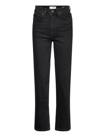 Slfmarie Hw Straight Black W Jean U Noos Black Selected Femme