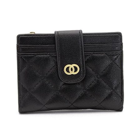 Smidig damplånbok med myntfack m.m. - Välj färg svart