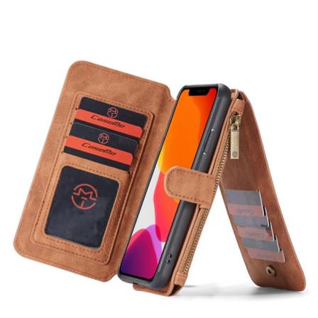 Multiplånbok 14-kort Caseme Apple Iphone 11 Pro Max (6.5") Brun