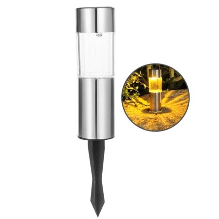 Solcelledrevet græsplænelampe gadelygte natlys have stilampe udendørs til kreativt varmt lys