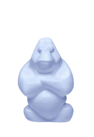 Kosta Boda Gabba Hey H 120mm Dekoration Blå H: 12cm