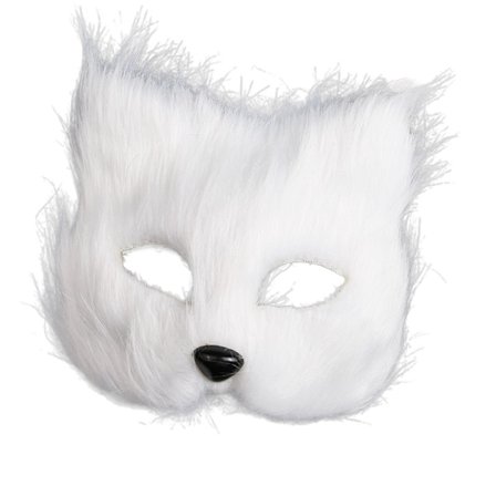 Katt Räv Mask Päls Räv Mask Ögonmask Djur Cosplay Kostym Maskerad Vuxna Karneval Halloween Mask Festrekvisita[GKS]