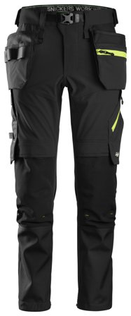 Snickers Workwear 6940 FlexiWork Arbetsbyxa svart C56, Arbetskläder
