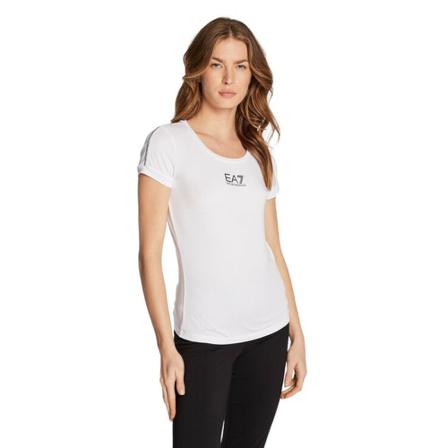 Emporio Armani Ea7, T-Shirts Wit, Dames, Maat:S