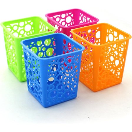 Skrivbordsförvaring, Ihålig Penna/Pennhållare Korg, Set om 4