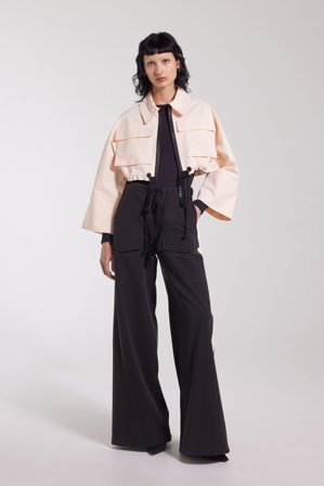 Lilla Tre Zip Raincoat Peach