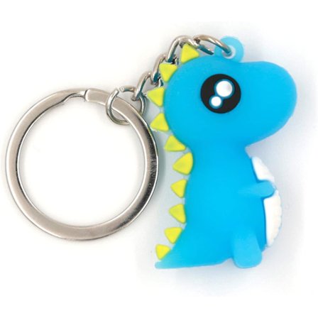 5 stk Nyhet Dinosaurus Nøkkelring, Myk Silikon Søt Nøkkelring For Jenter Gutter