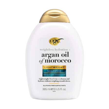 Ogx Moroccan Argan Oil Lightweight Shampoo, 385 ml