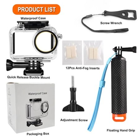 Beskyttende etui til DJI Action5pro/4/3 Vandtæt etui 60 meter