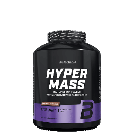 Weight gainer Biotech USA Hyper Mass Gainer 4 kg, Chocolate - Bodyman.dk