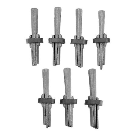 7 Set Ny Stenspräckare 9/16in Metallpluggar Kilar Och Fjädrar Shims Betong Bergspräckare Handverktyg