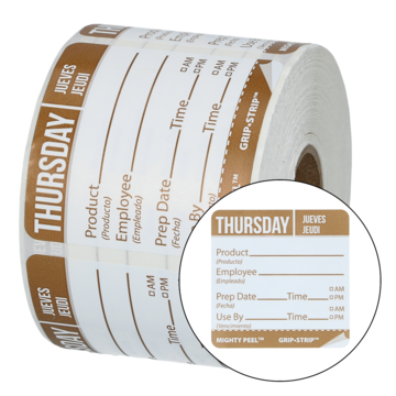 ETIKETT THURSDAY STOR