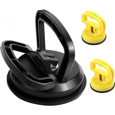 Professionell Bilbulkhållare, 3-pack Bilbulkhållare Verktyg, Sugkoppsbulkhållare-kit för Bilbulkreparation, Glas, Kakel, Spegel,