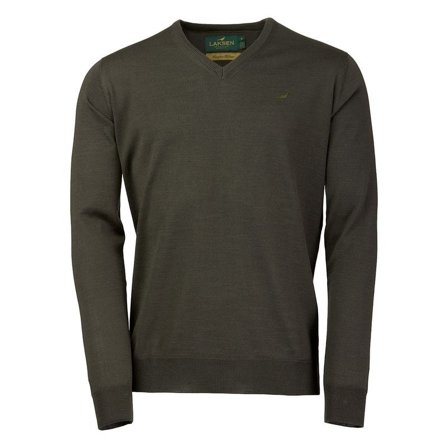 Laksen M's Sussex V-Neck Olive