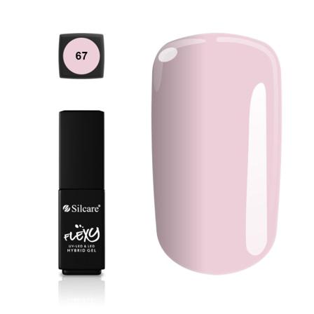 Silcare - Flexy - Hybrid Gel - Color: 67 - 4,5 Gram Rosa