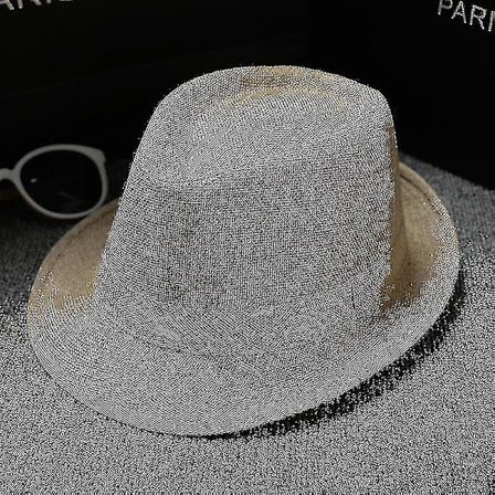 Herr Fedora Jazz Rutig Hatt, Sommar & Höst Bowler Cap Khaki