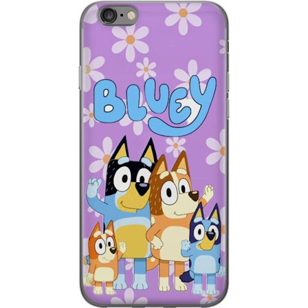 Kompatibel Mobilcover til Apple iPhone 6 Stitch som skolefigur med bøger, blyanter og rygsæk i farverig kawaii-illustration