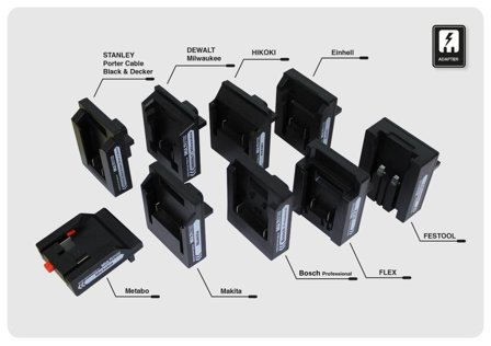 SYNERGY Multi Battery Baustrahler zub. Adapter - STANLEY / Porter Cable / Black & Decker