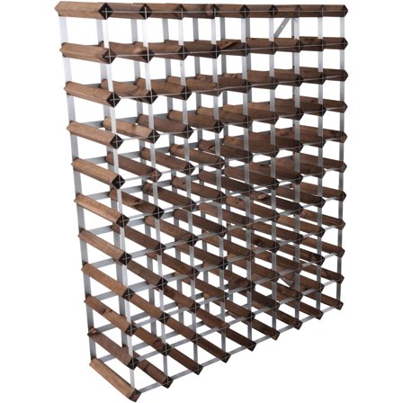 Traditional wine rack Vinställ Påbyggnadsbart 90 Flaskor Dark oak | Inredning > Möbler > Vinställ | Bagaren och Kocken
