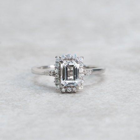 Syrén, 18K Weißgold : Diamanten - Laborgezüchtet, Karat - 1.00 kt