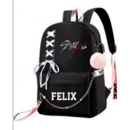 Stray Kids kombination, samme rygsæk, rygsæk, koreansk version studerende