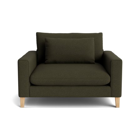 Perth lænestol - Loop Mørkegrøn - 121x107x81 - Lænestol