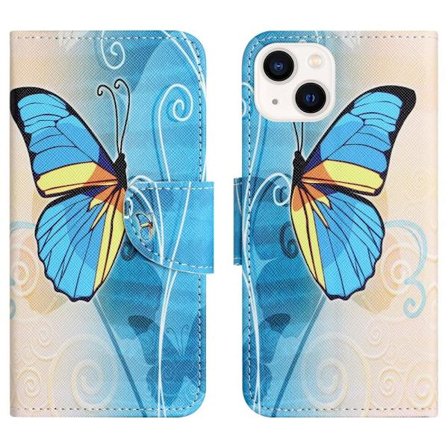 Pengesekk-Stativveske for iPhone 15 Plus - Butterfly