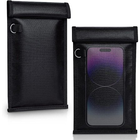 ING Matkapuhelin- ja auton avainpussit, 2 kpl, signaalin häirintäpussit, matkapuhelimen signaalin häiritsijä, auton avaimen signaalin häiritsijä/WiFi/