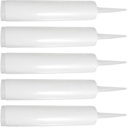 5 st Vide Tub Silikon Tätningsmedel Återfyllningsbar Tätningsmassa Patroner För Kök Industri Hemförbättring Cons