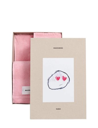 MAGNIBERG 3-Piece Towel Set - Pink - ONE SIZE