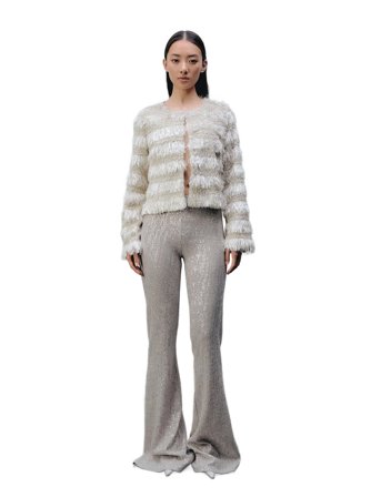 Ida Sjöstedt Star Trousers - Silver - 34