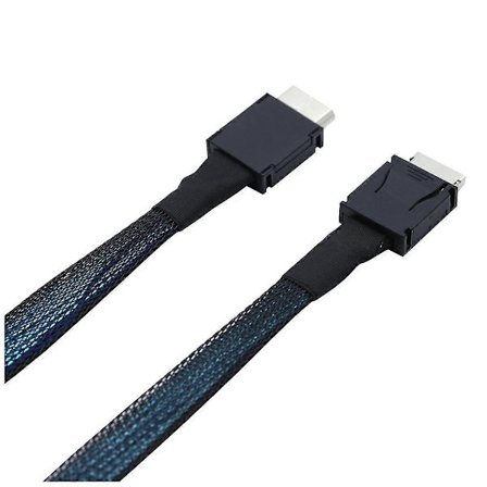 PCIe OCuLink SFF-8611 4i til Mini SAS SFF-8611 4i Server Super Speed Kabel Datautvidelseskabel Dataoverføringslinje 1m