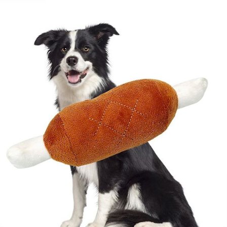 Hundeleker Kjæledyrprodukter Valp Kjæledyr Leke Tygg leker Kyllinglår Plysj Knirkende Leker For Hunder Katter Kjæledyrutstyr