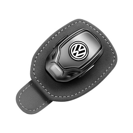 Solbrillerholder i læder til VW-biler, solbrillerholder til bilens solskærm