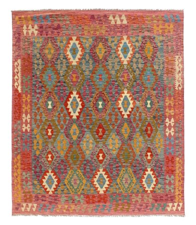 Kilim Afgan Old Style Dywan 205X245 Wełna