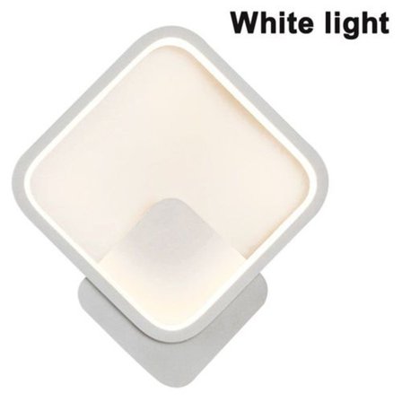 Seinän sisävalaisin LED-neliön seinävalaisin 12W valkoinen