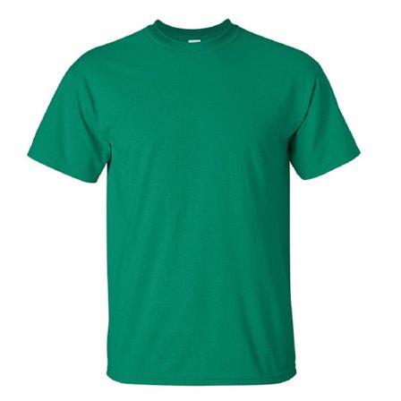 Gildan Mens Ultra Cotton Kortärmad T-shirt L Kelly