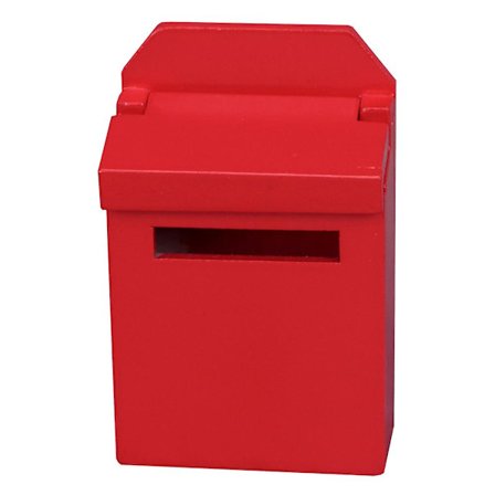 Pieni puinen postilaatikko leluhuoneeseen, puinen postilaatikko lapsille, askartelupostilaatikko, leikkipostilaatikko