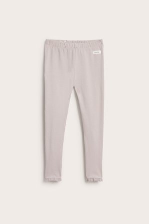 Newbie | Legginsy z koronką Jasnofioletowy 104 | Jasnofioletowy