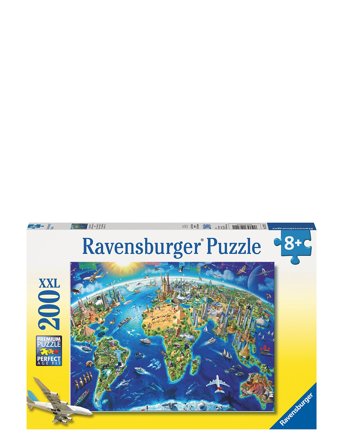 Ravensburger | World Landmarks Map 200P | ONE SIZE