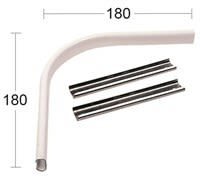 Habo 32987 Hjørnebøy 90° vinkel, Vinduer