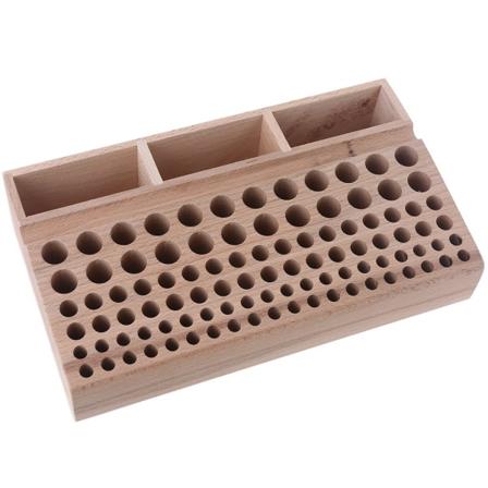 46/98 hull tre skinnverktøy Oppbevaringsboks Oppbevaring Organizer Leathercraft Rack